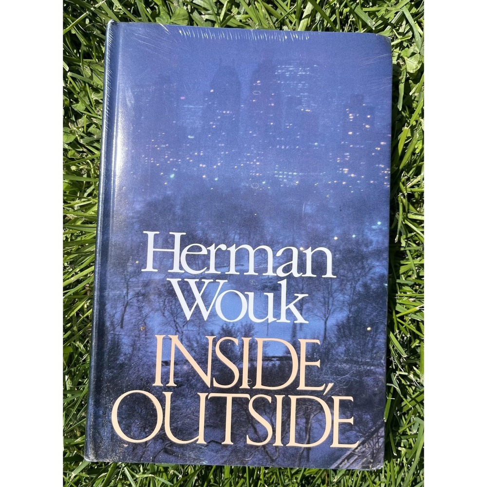 Inside, Outside Herman Wouk Little Brown Blue HC USA Vintage 1980s Sealed